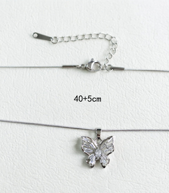 Collar Mariposa Plata