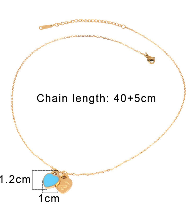 Collar Blue Heart