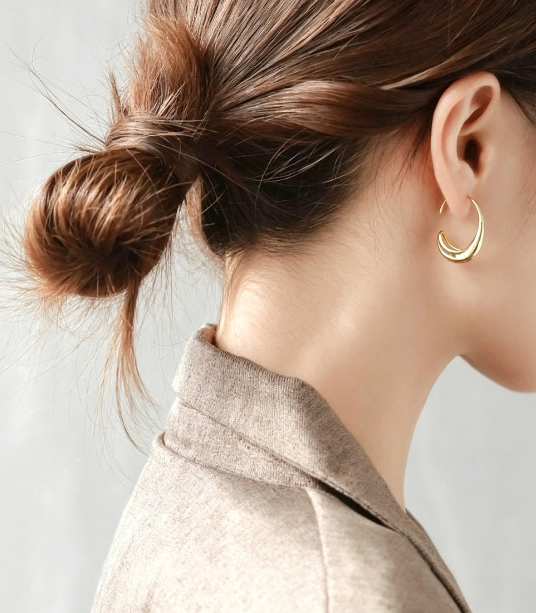 Aretes Gold Circle