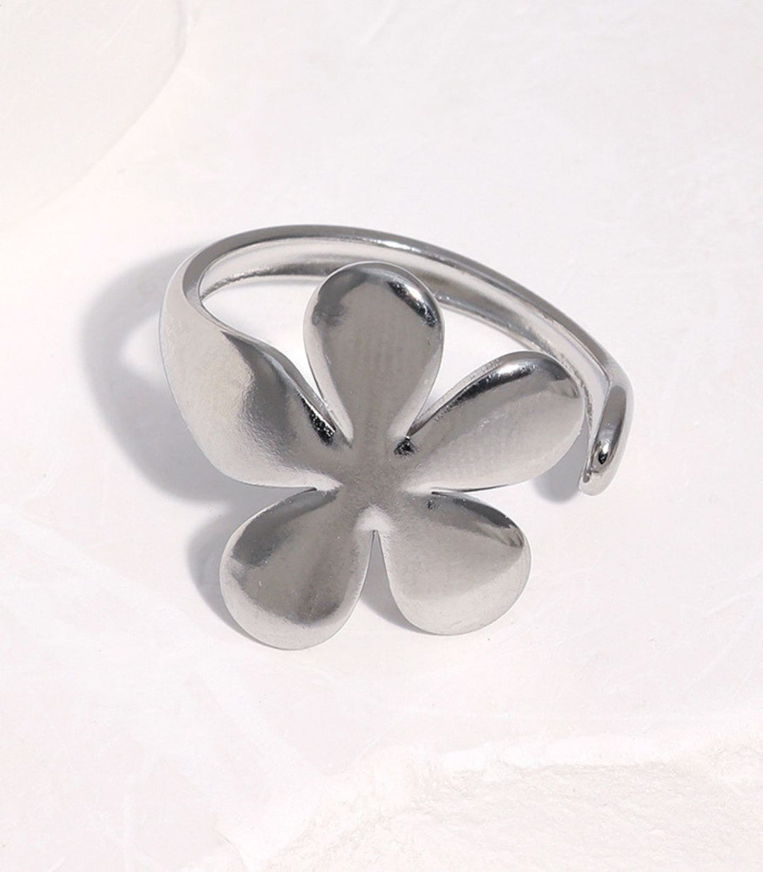Anillo Flor Plata