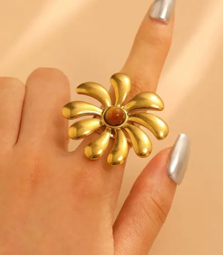 Anillo flower 3
