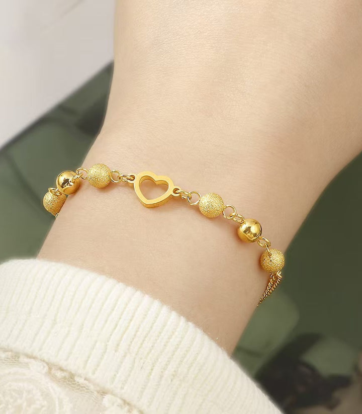Brazalete Hollow Heart Shape