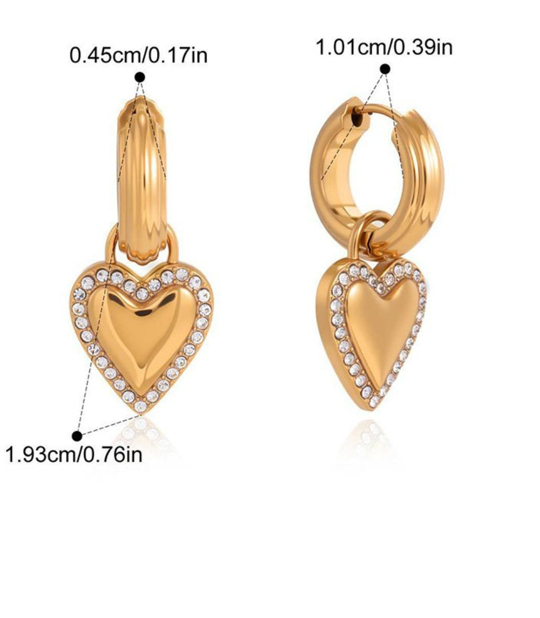 Aretes Diamond Love