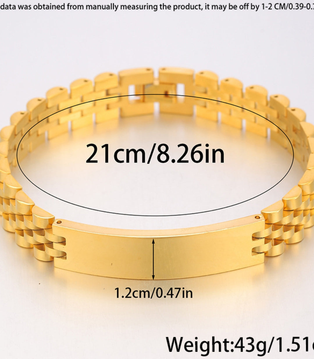 Brazalete Gold Watch Strap