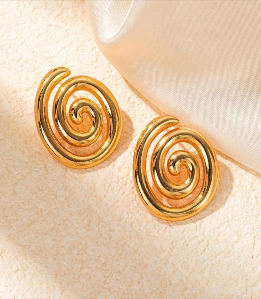 Aretes Spiral Oval