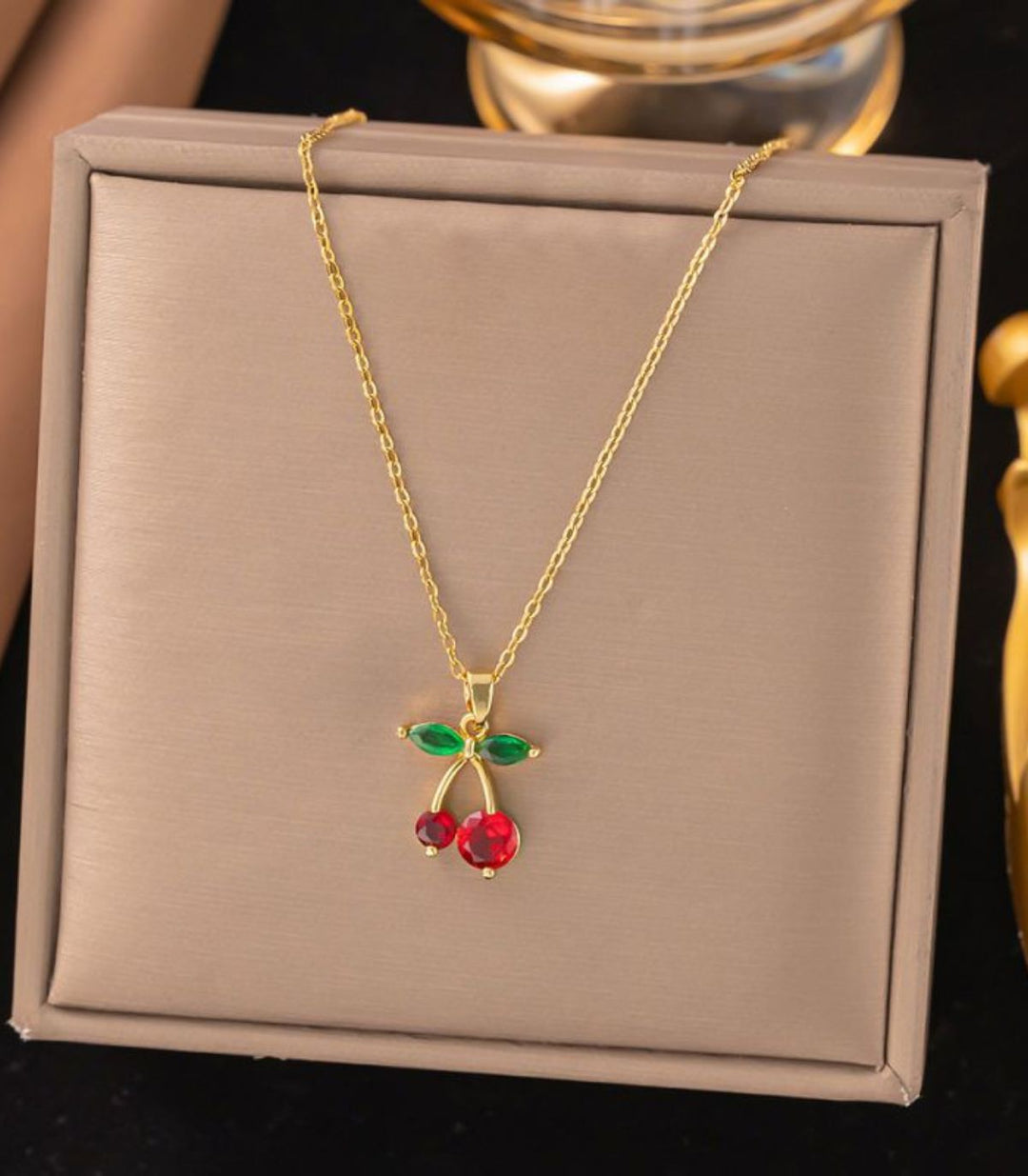 Collar Small Cherry