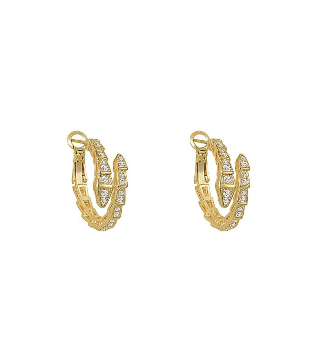 Aretes Gold Snake