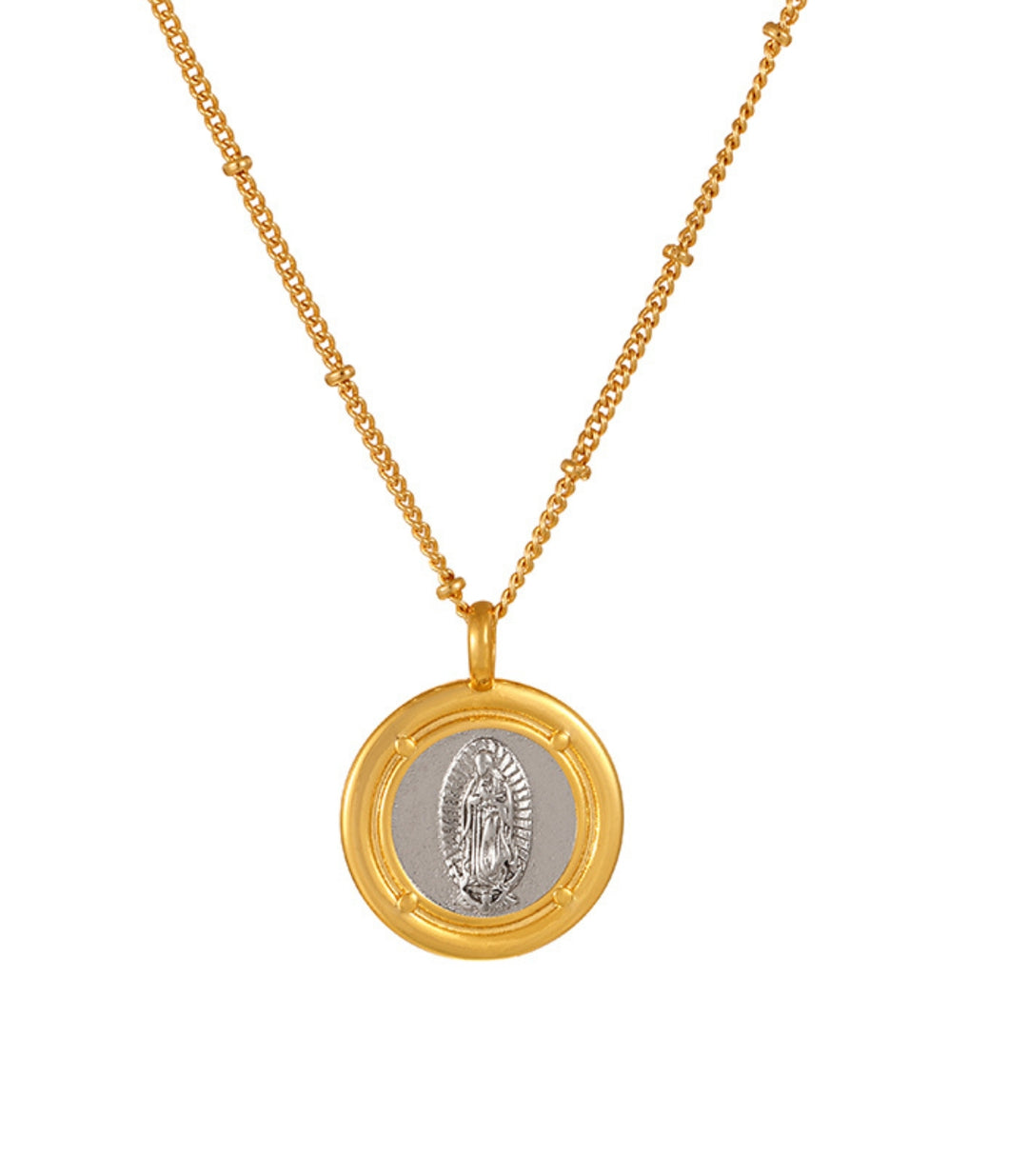 Collar round virgen