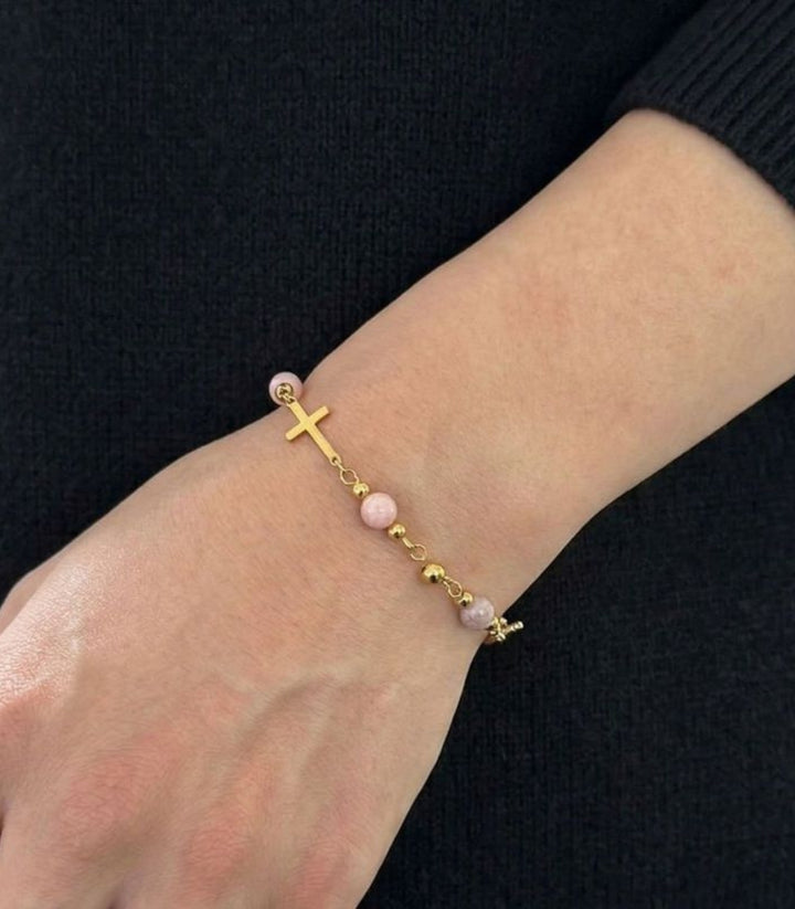 Brazalete Pink Zebra St. Benedic