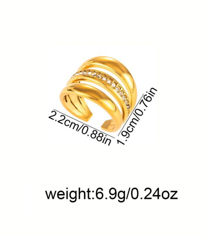 Anillo Threelayered Zirconias