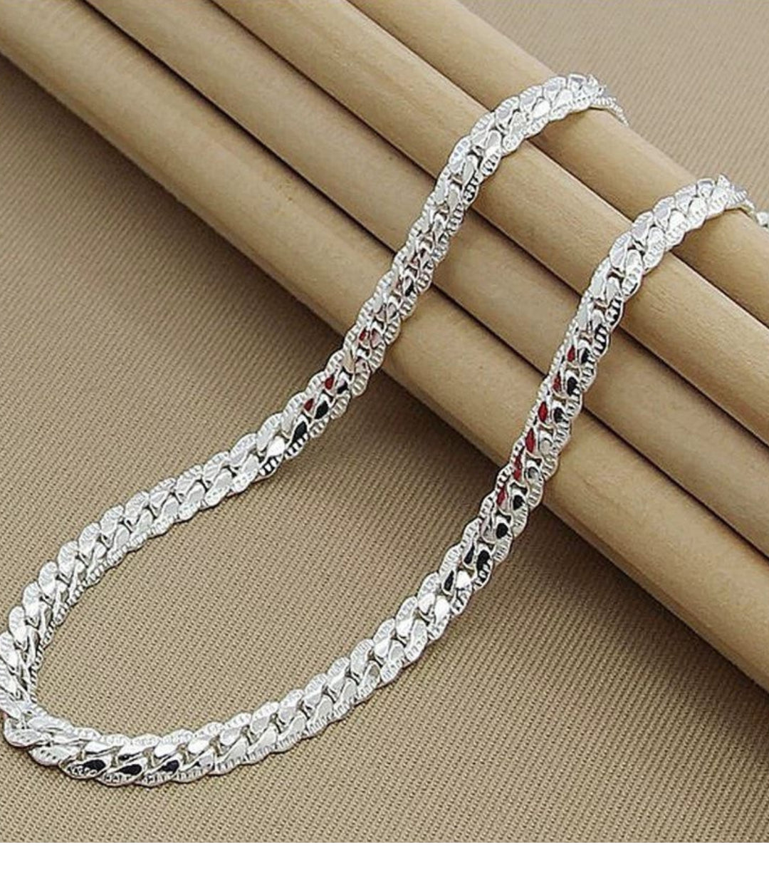 Collar Plata 40cm*5mm