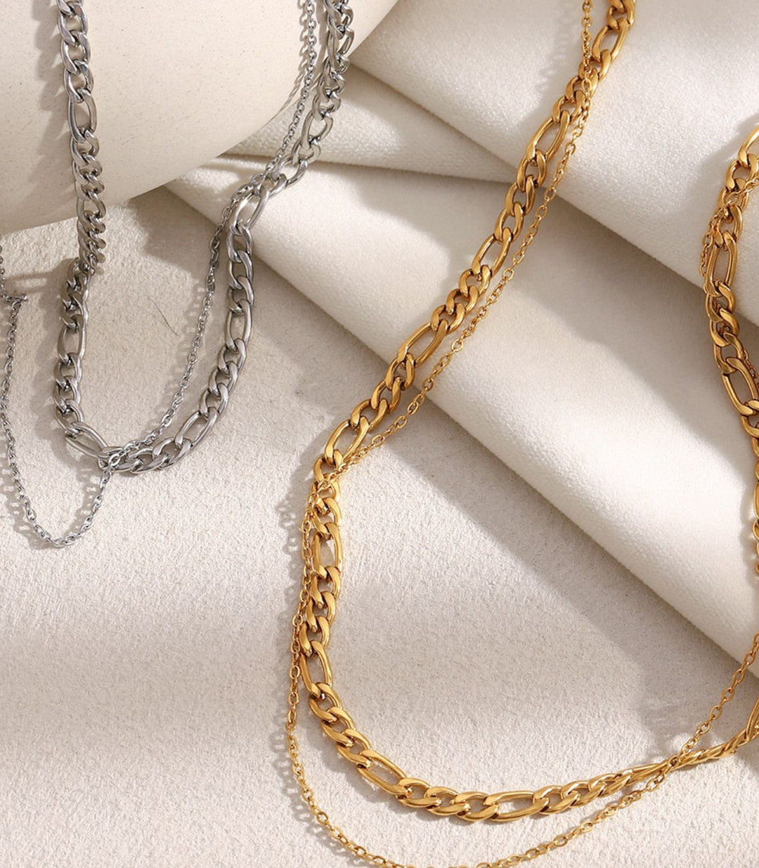 Collar Plata Doble Layer