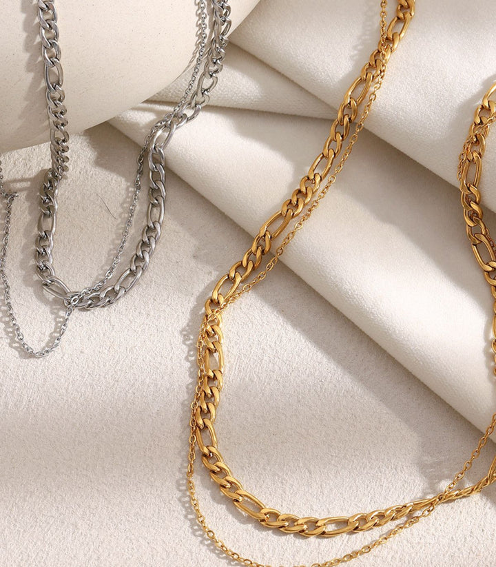 Collar Plata Doble Layer