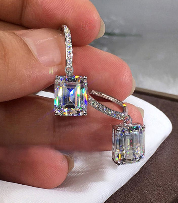 Aretes Zirconia Cristal