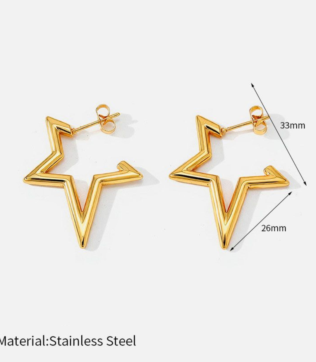 Aretes Star Glossy