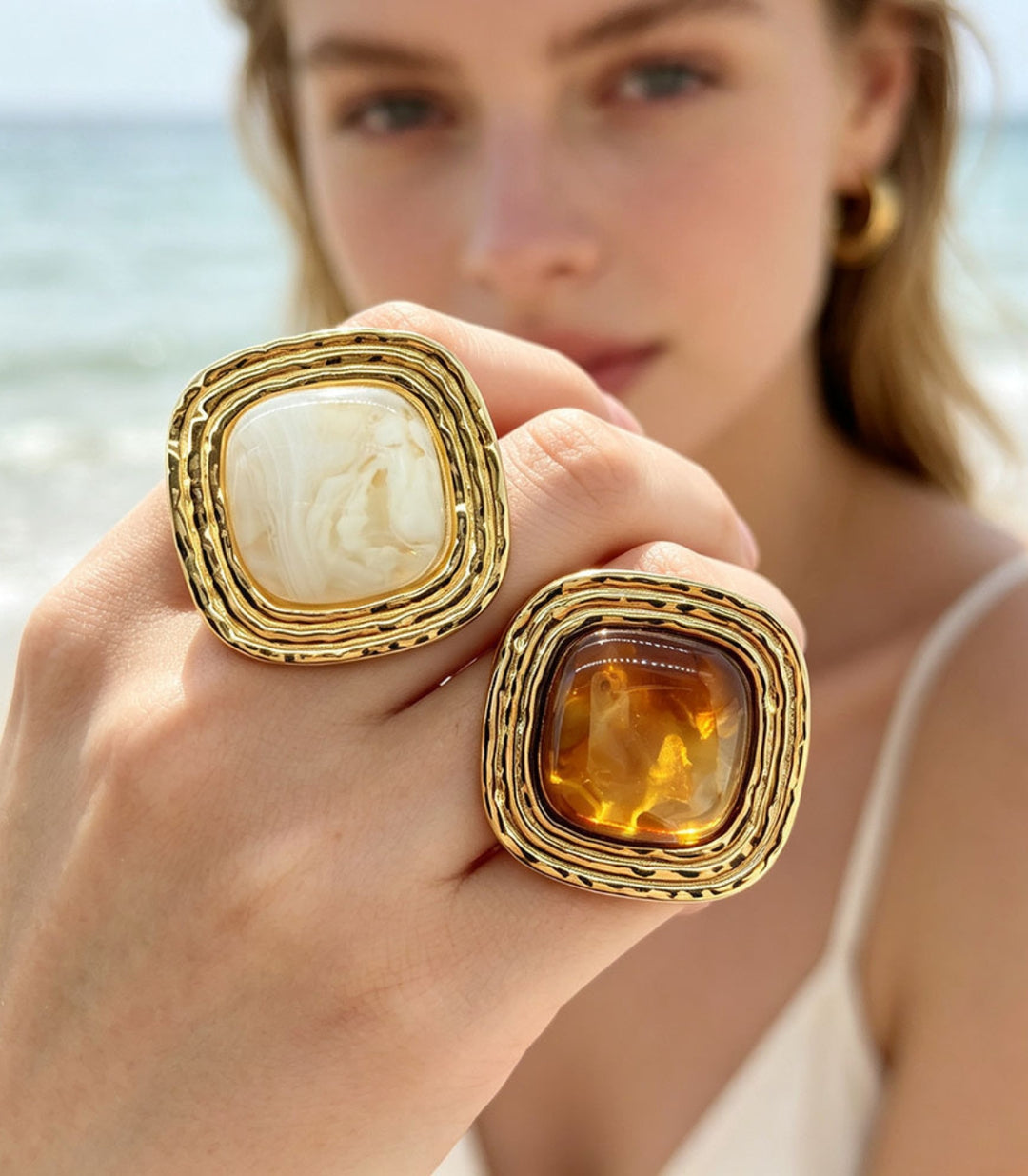 Anillos Maxi Amber