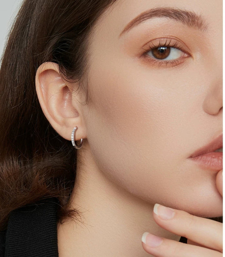 Aretes Diamond Hoop 2.14mm