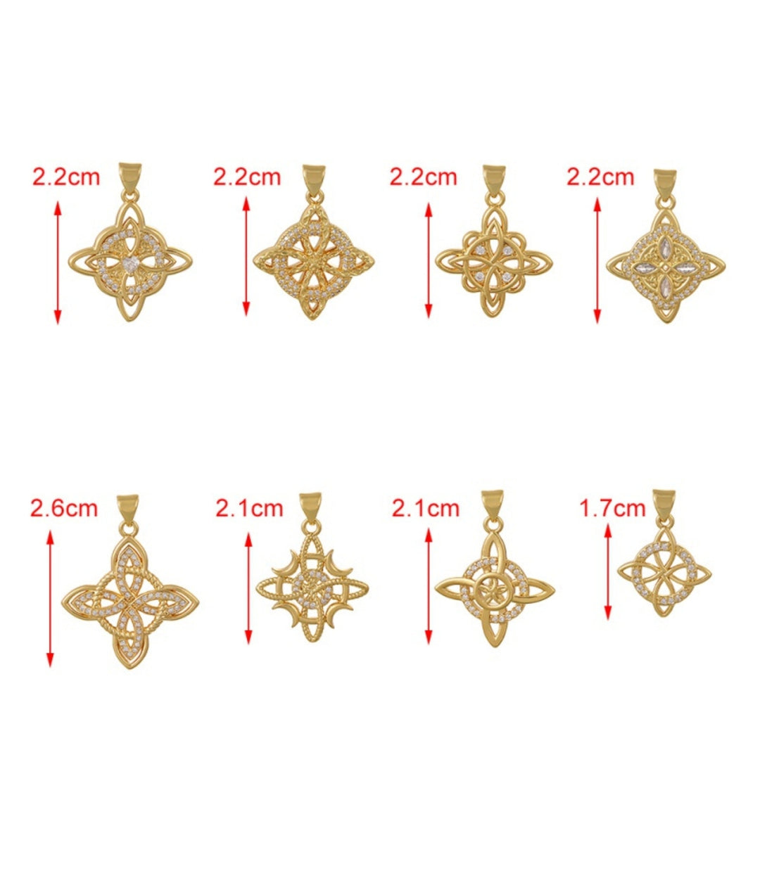 Collar Dorado Nudo de Bruja Zirc 5
