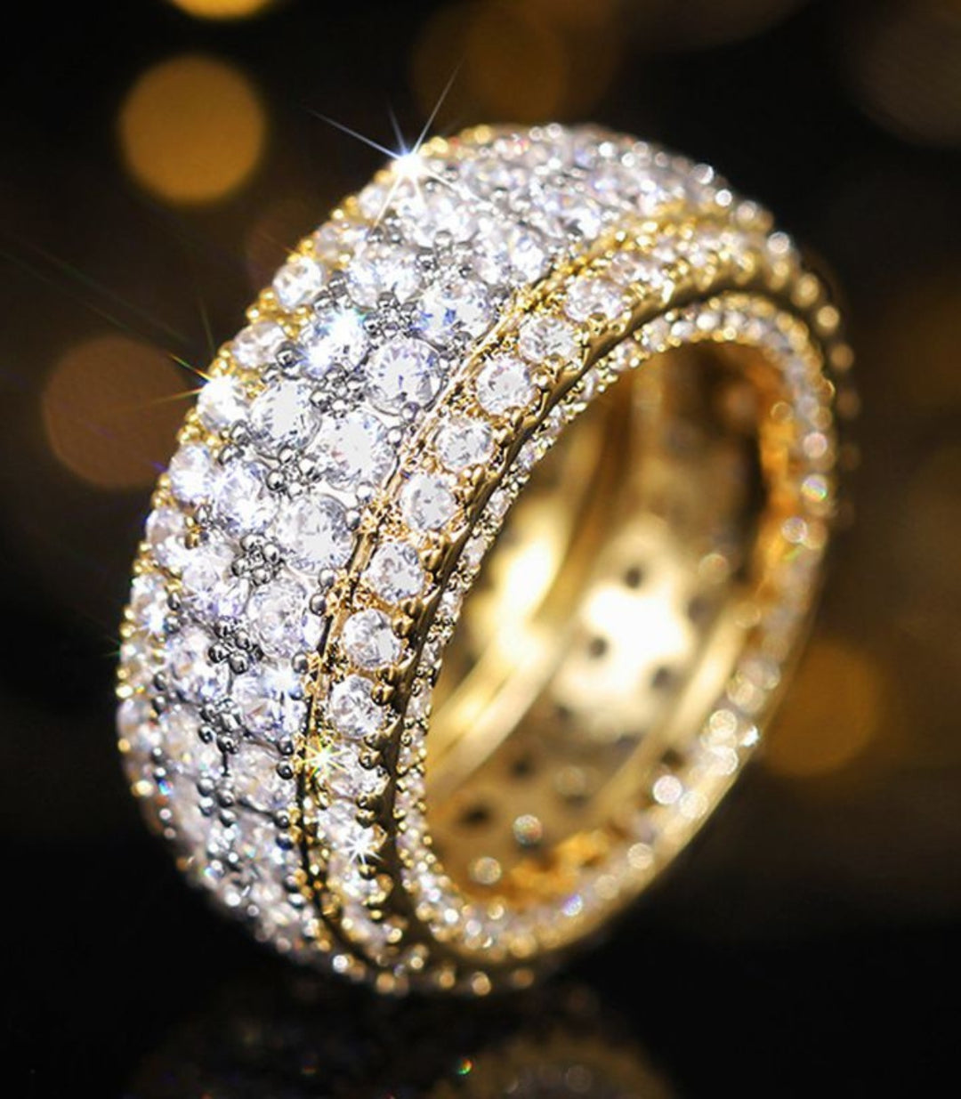 Anillo diamond bicolor 6