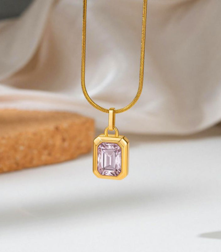 Collar Pink Diamond 18K