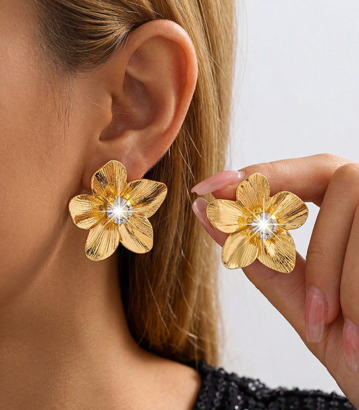 Aretes Zircon Flower 1