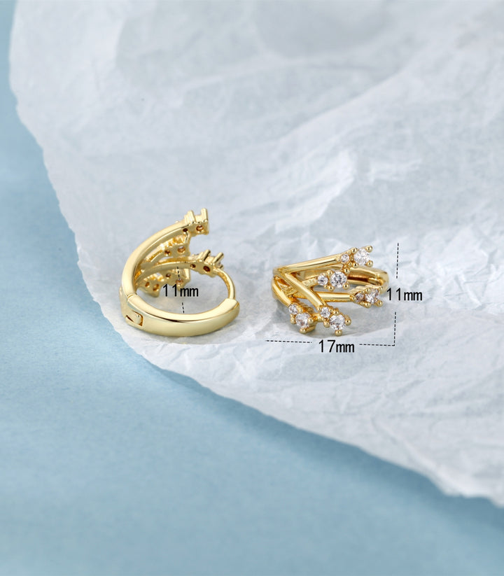 Aretes con Zirconias