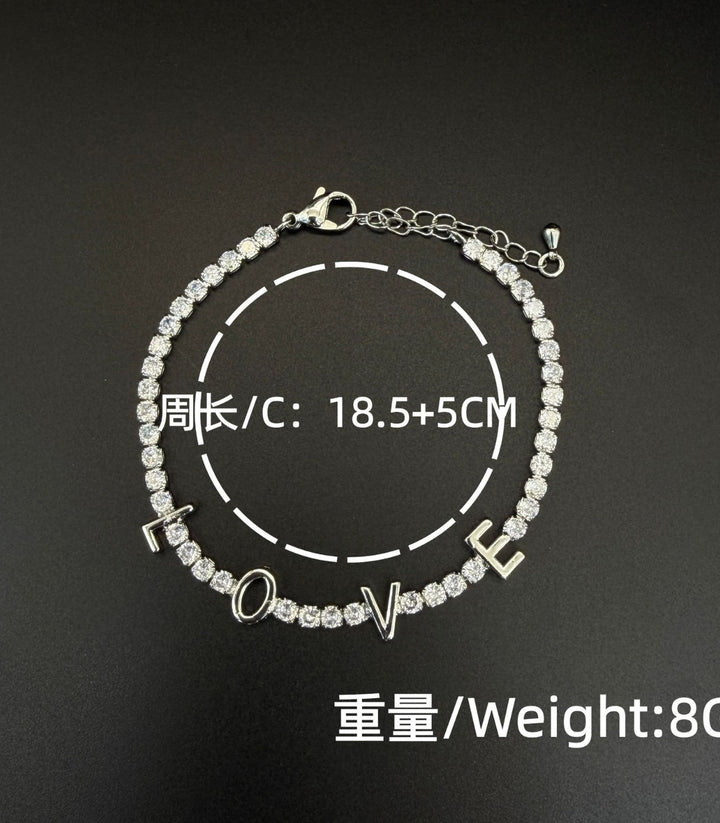 Brazalete mamá diamond white