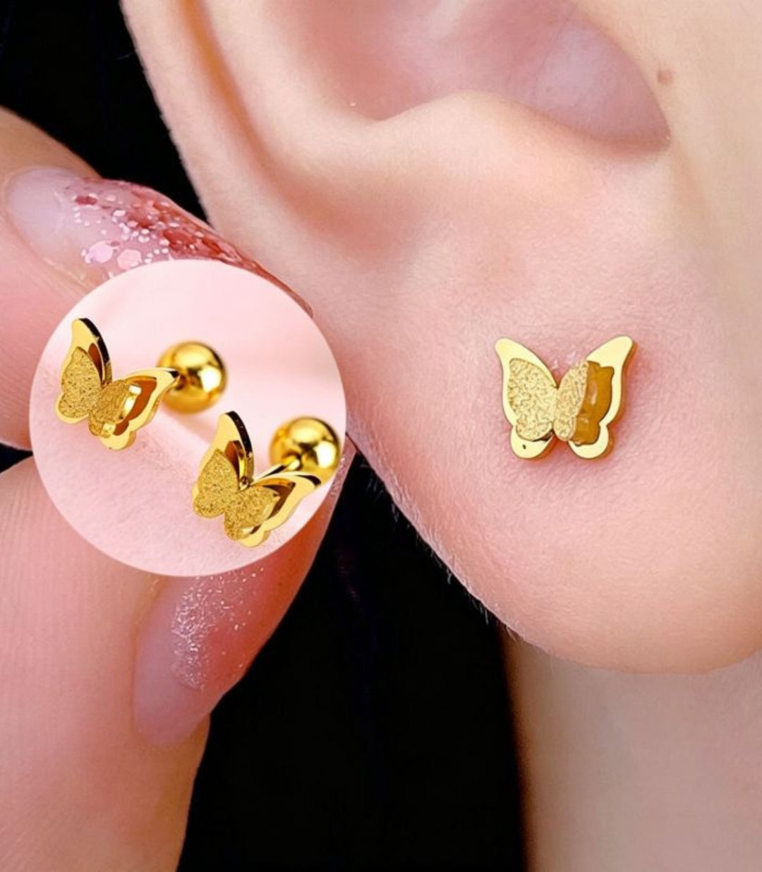 Aretes Mini Mariposas