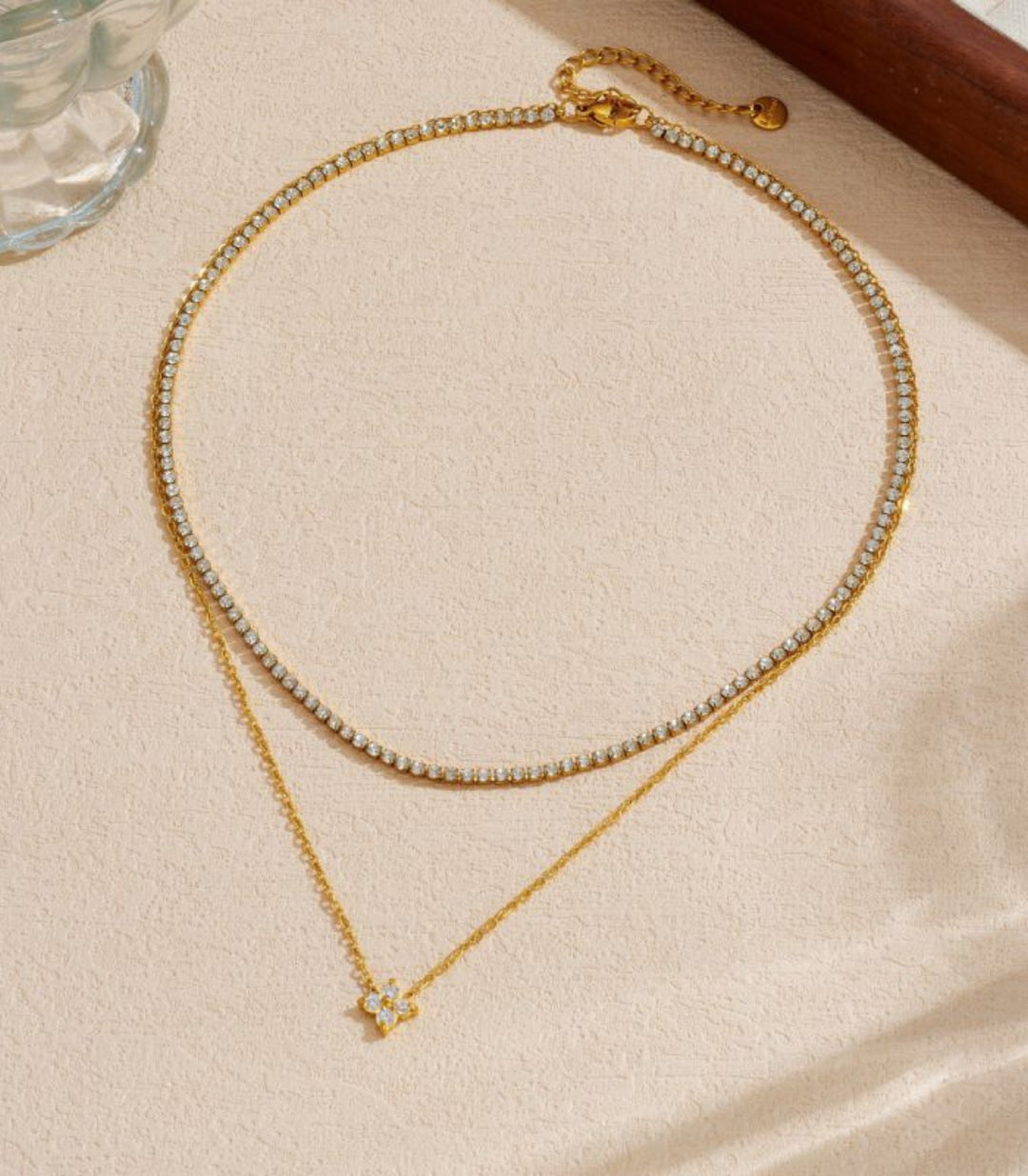 Collar Diamond Double Layer
