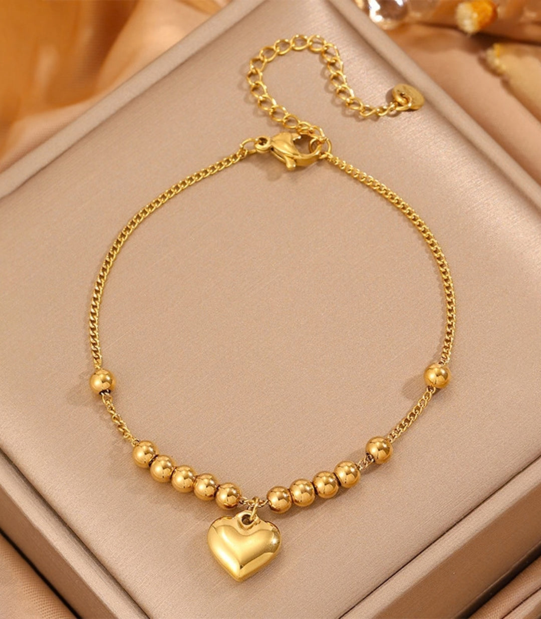Brazalete Beaded Heart