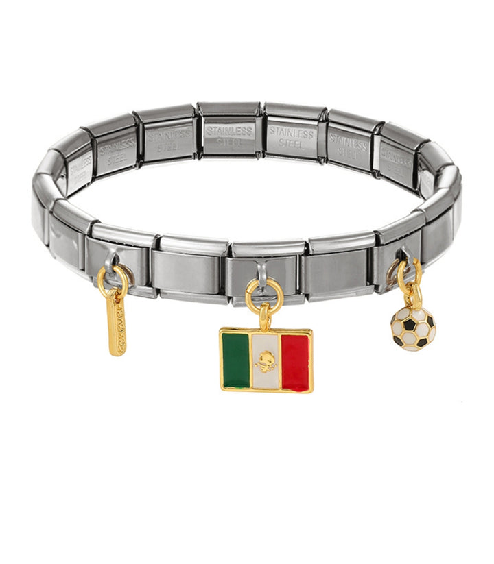 Brazalete national flag map football