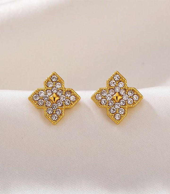 Aretes Clover Zircon