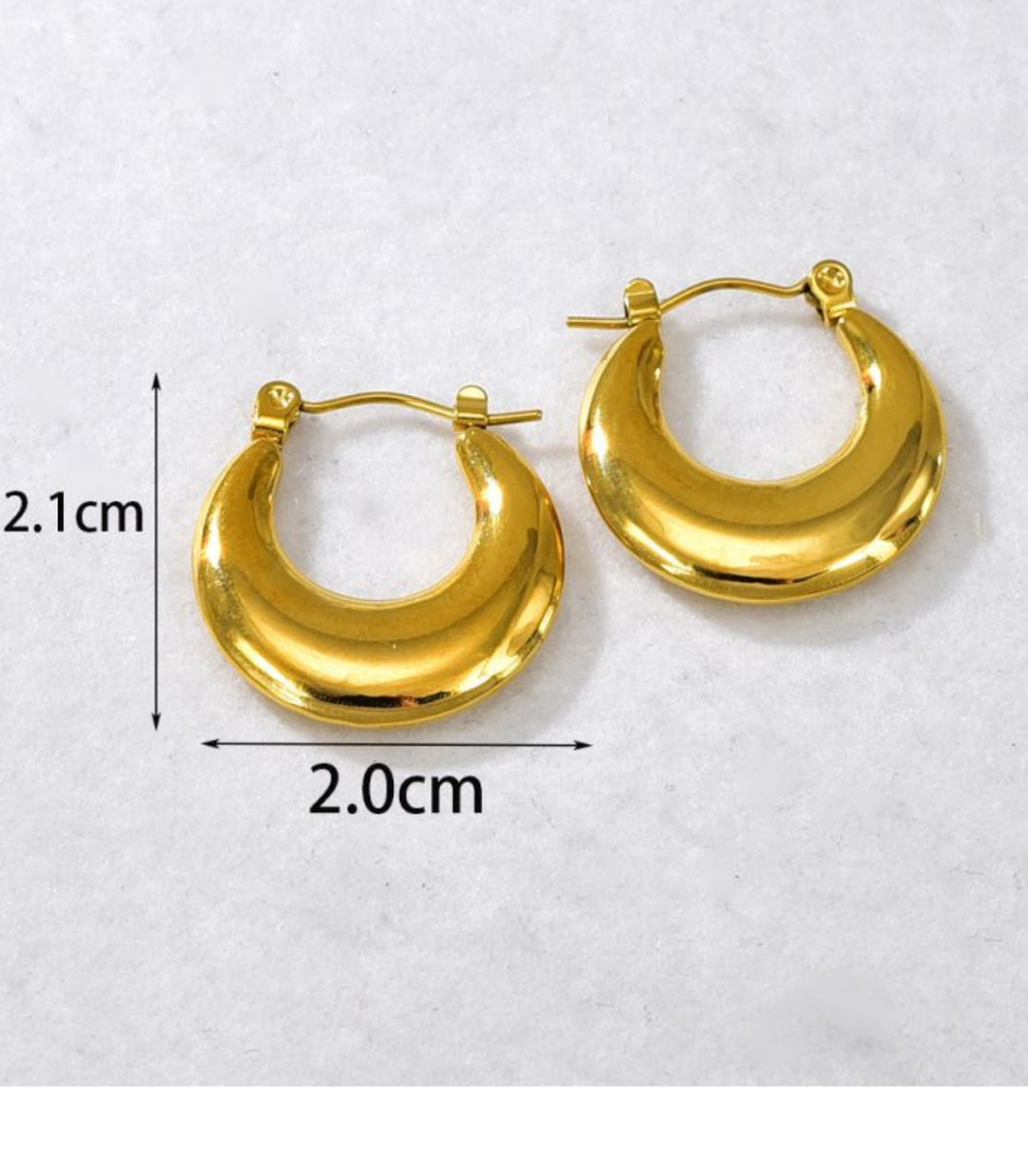 Aretes arracada round
