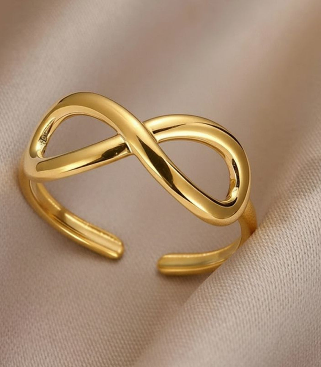 Anillo Infinito Dorado