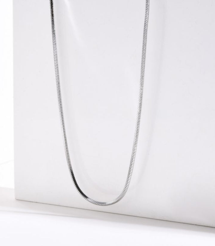 Collar cadena plata 2mm