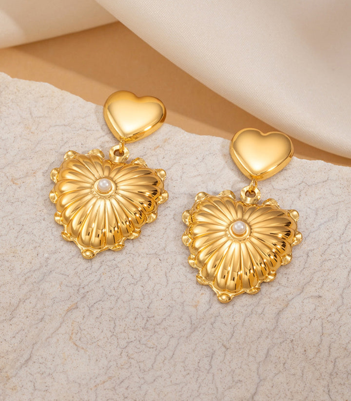 Aretes Doble Corazón