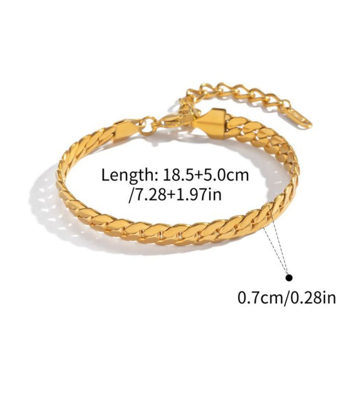 Brazalete Chain Luxurious 18K
