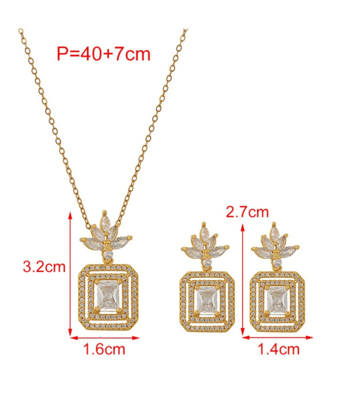 Collar con zirconias