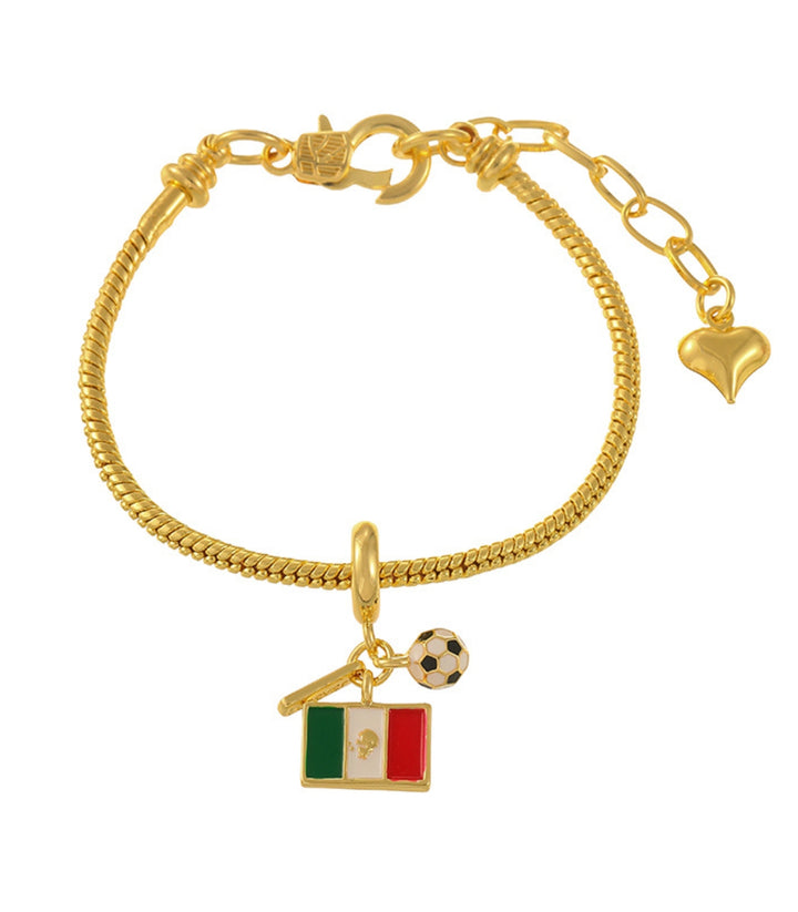 Brazalete national flag map soccer