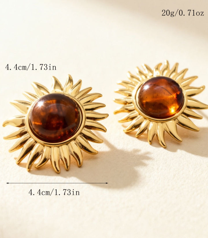 Aretes Amber Sol Maxi