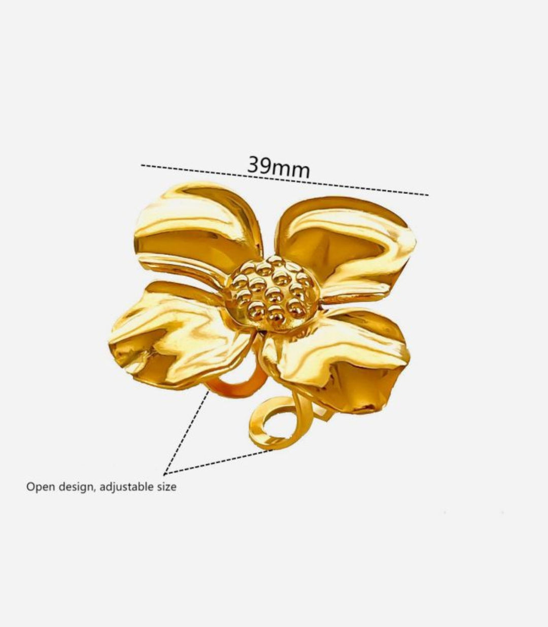 Anillo maxi flor