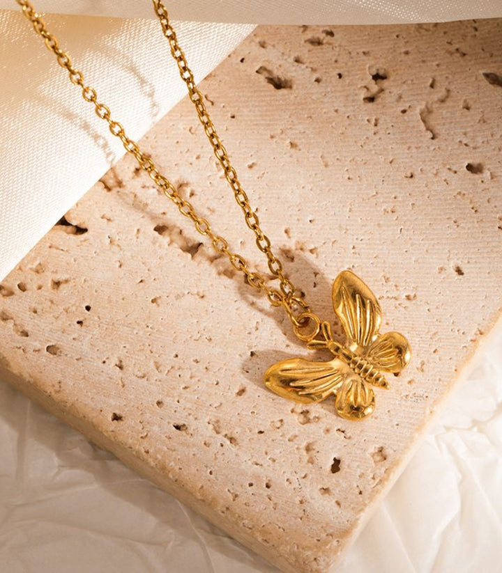 Collar Gold Butterfly