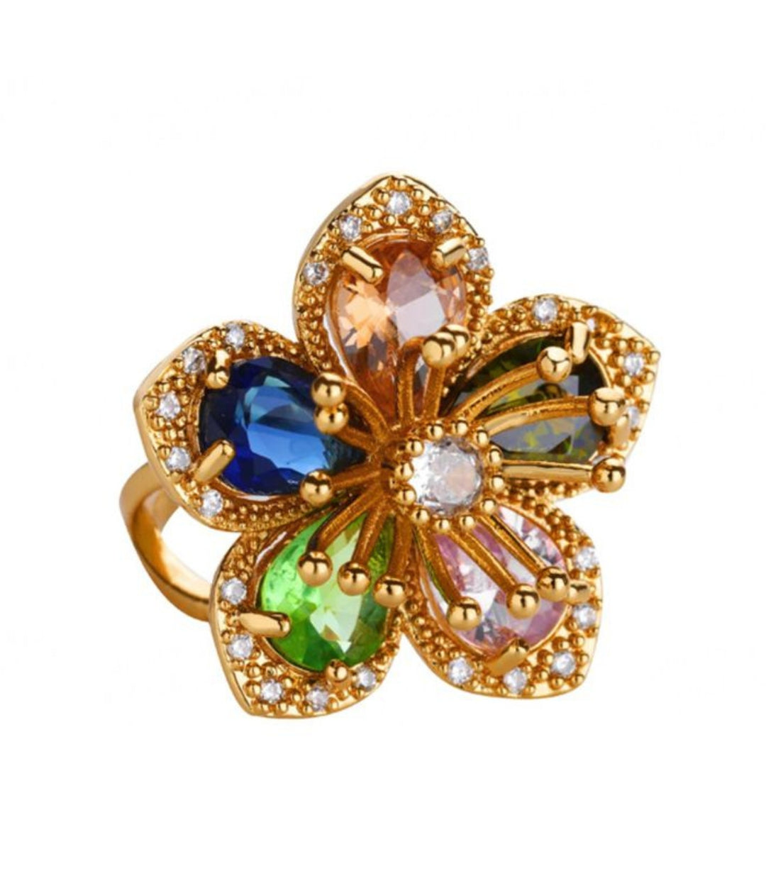 Anillo diamond flower 6