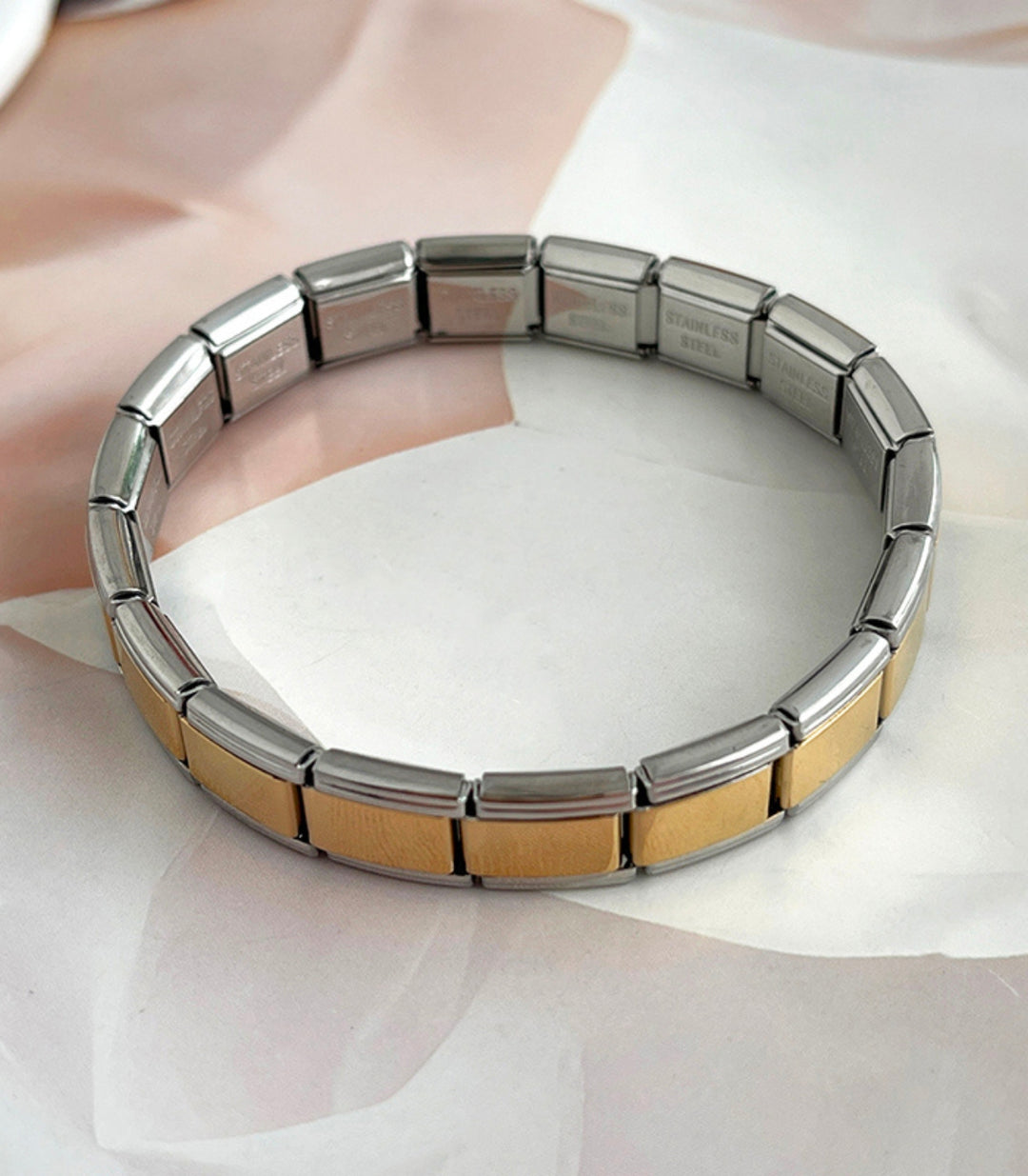 Brazalete Dorado Bicolor