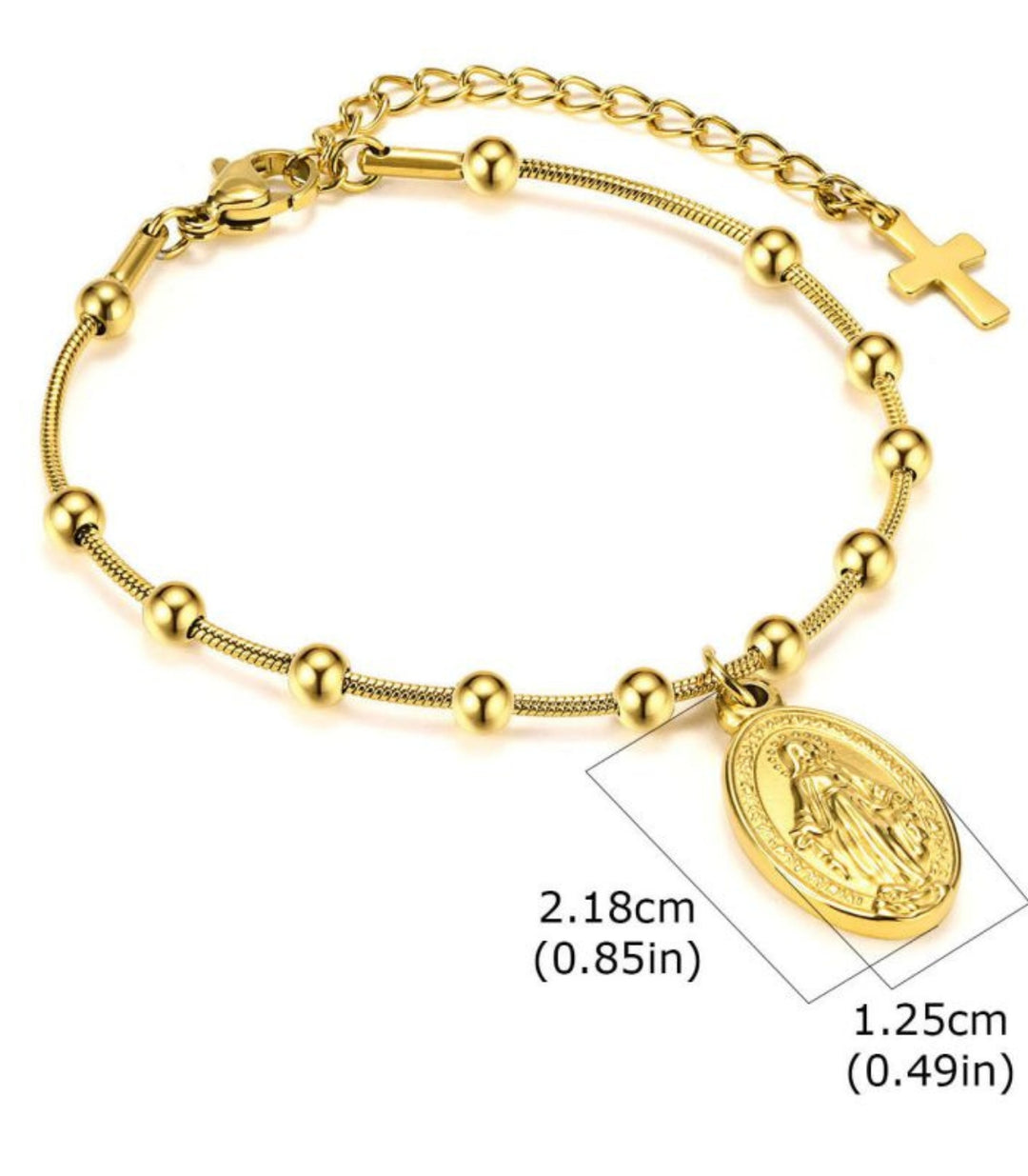 Brazalete Dorado Virgen