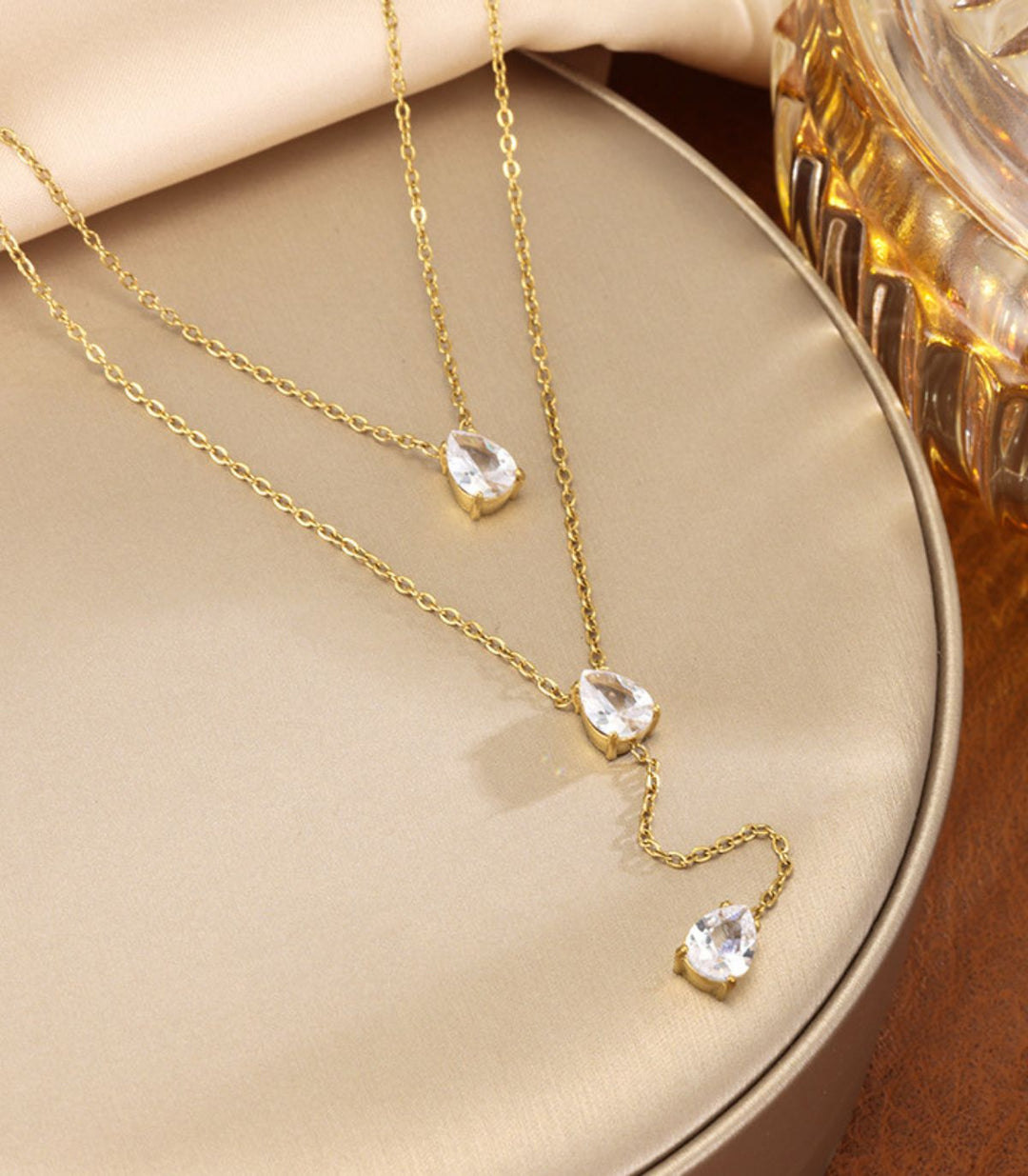 Collar Zirconia Doble Layer