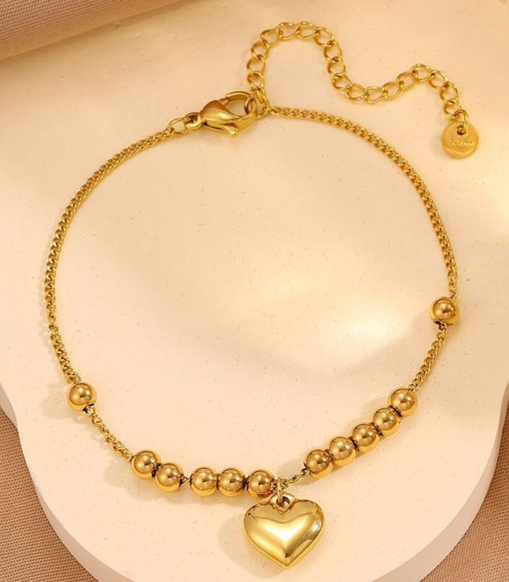 Brazalete Beaded Heart