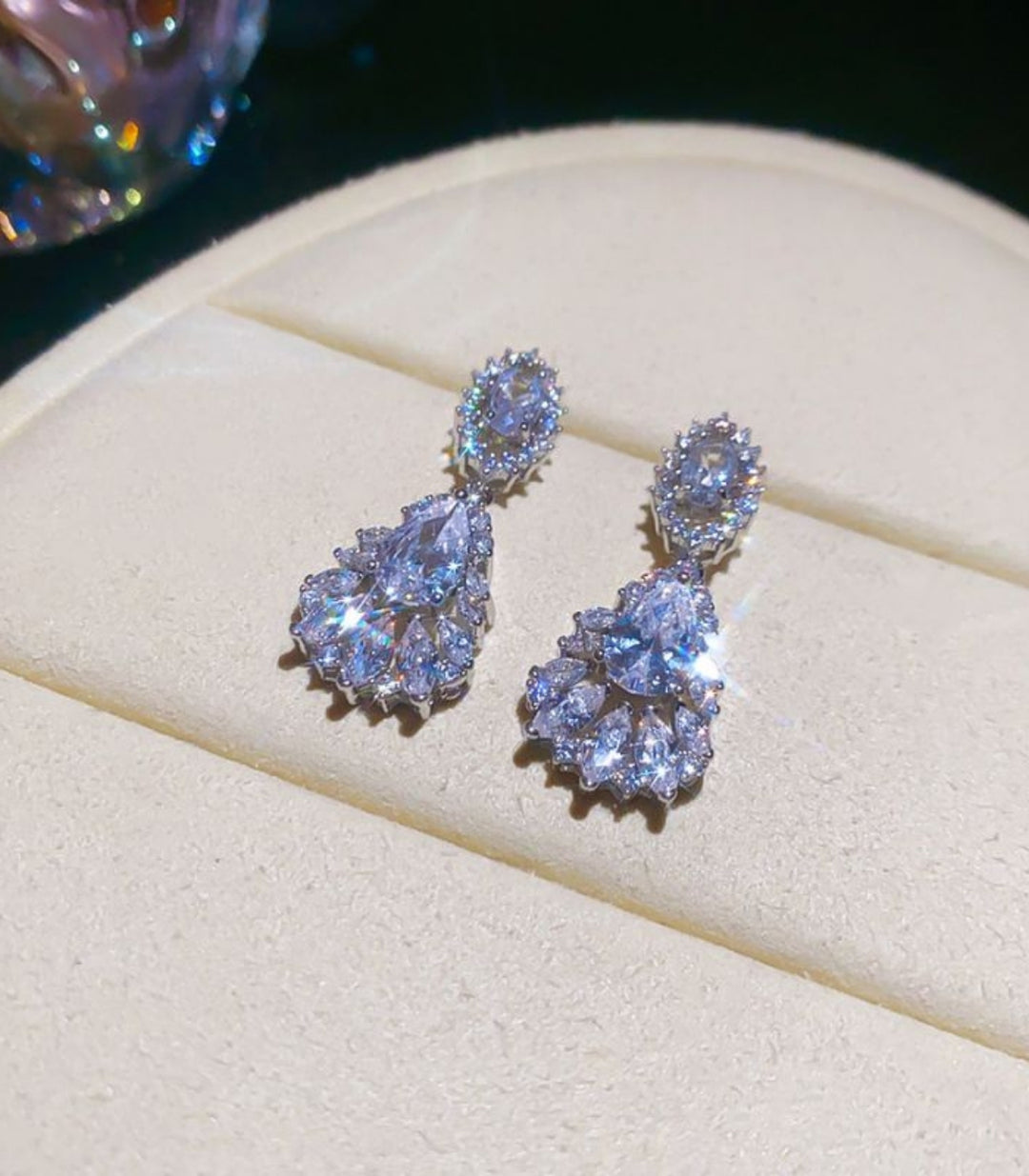 Aretes Cristal con Zirconias