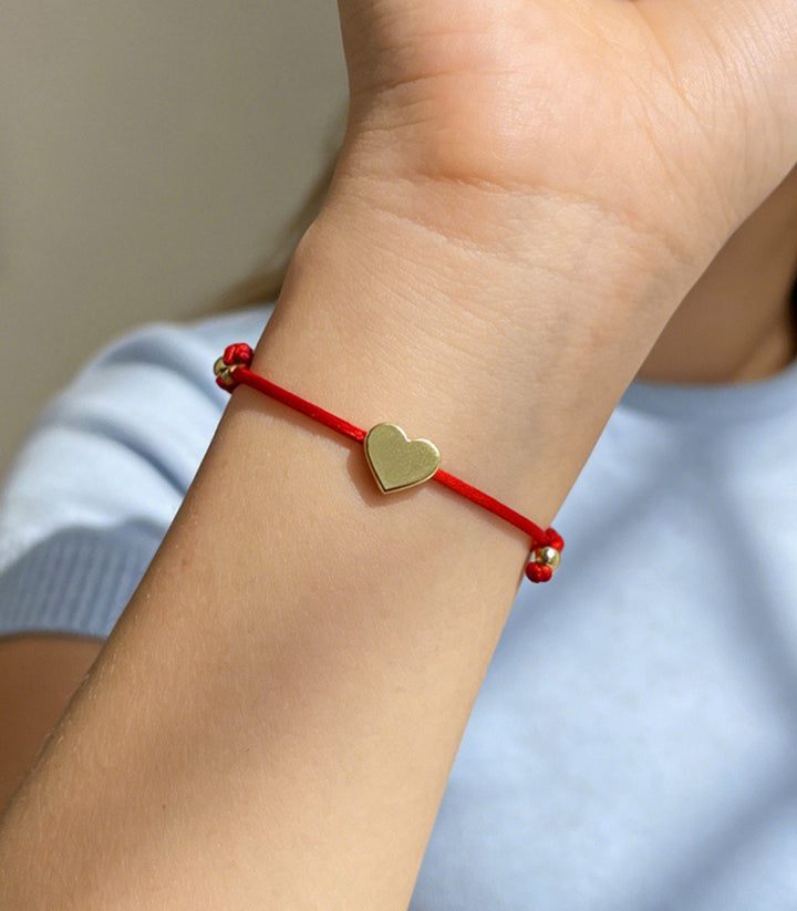 Brazalete rojo corazón