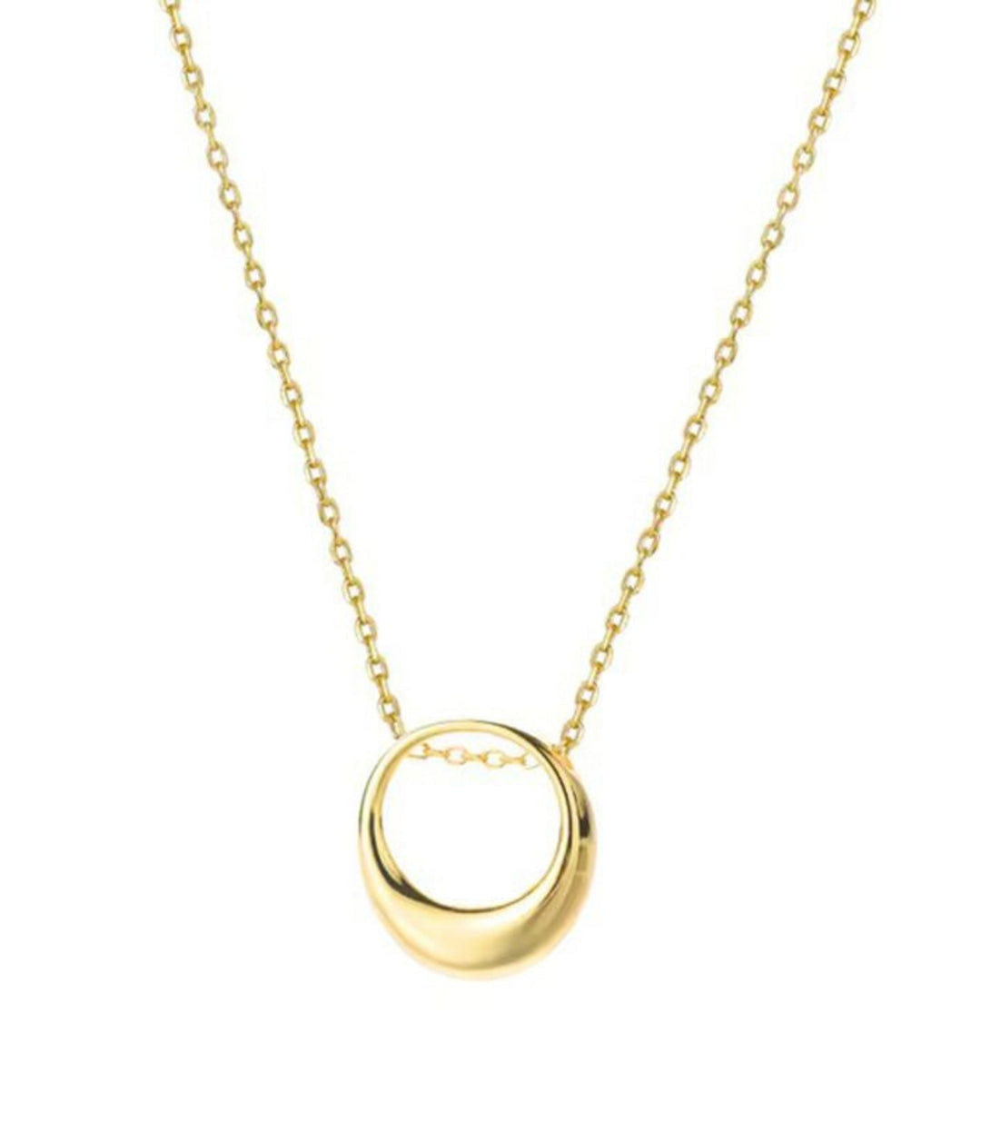 Collar Gold Geometric Circle